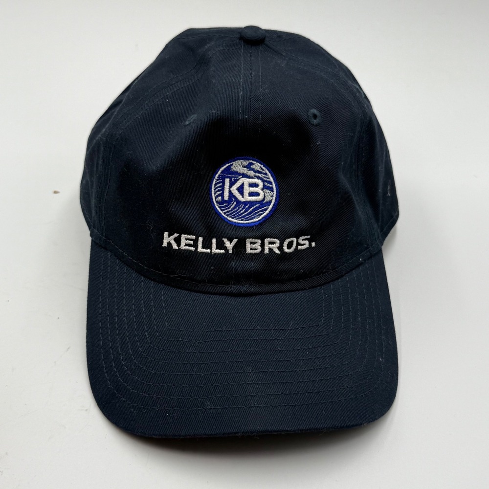 Kelly Bros Logo Baseball Cap Black New Era 9Twenty Adjustable Strap